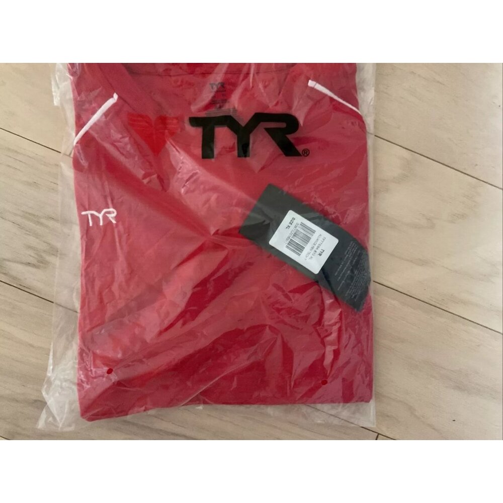 TYR Men Red Polo Shirt Size XL